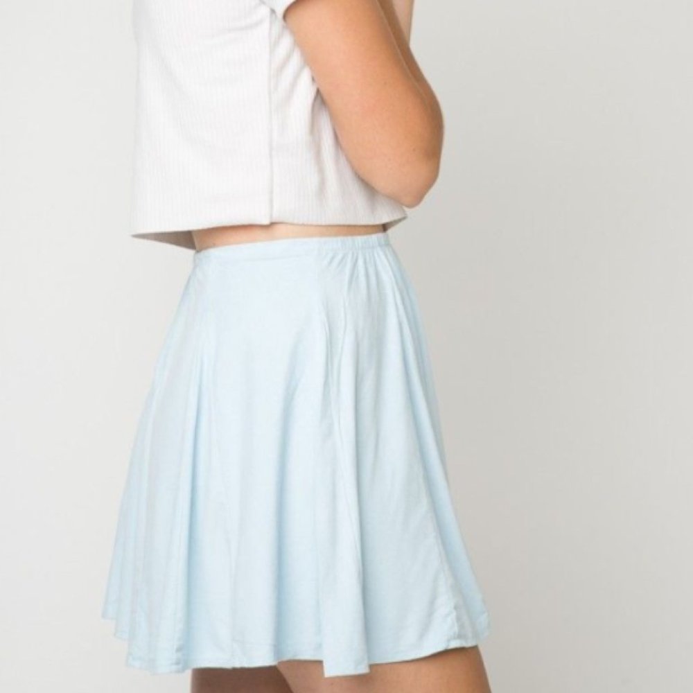 Brandy Melville Light blue Suede Skirt